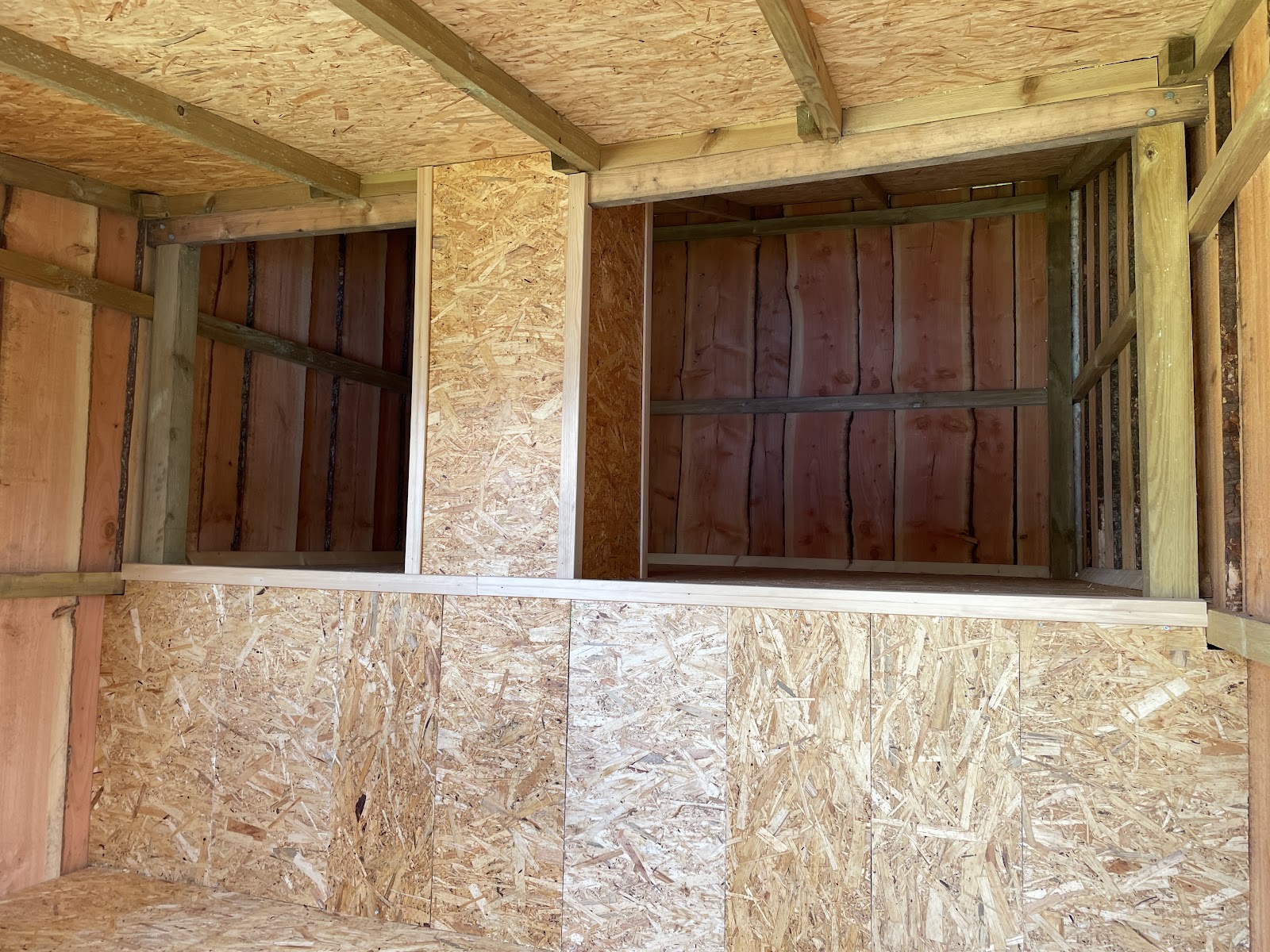 Victors træhule/shelter