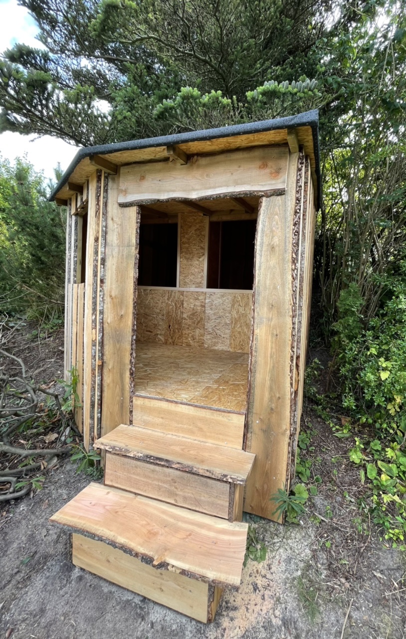 Victors træhule/shelter