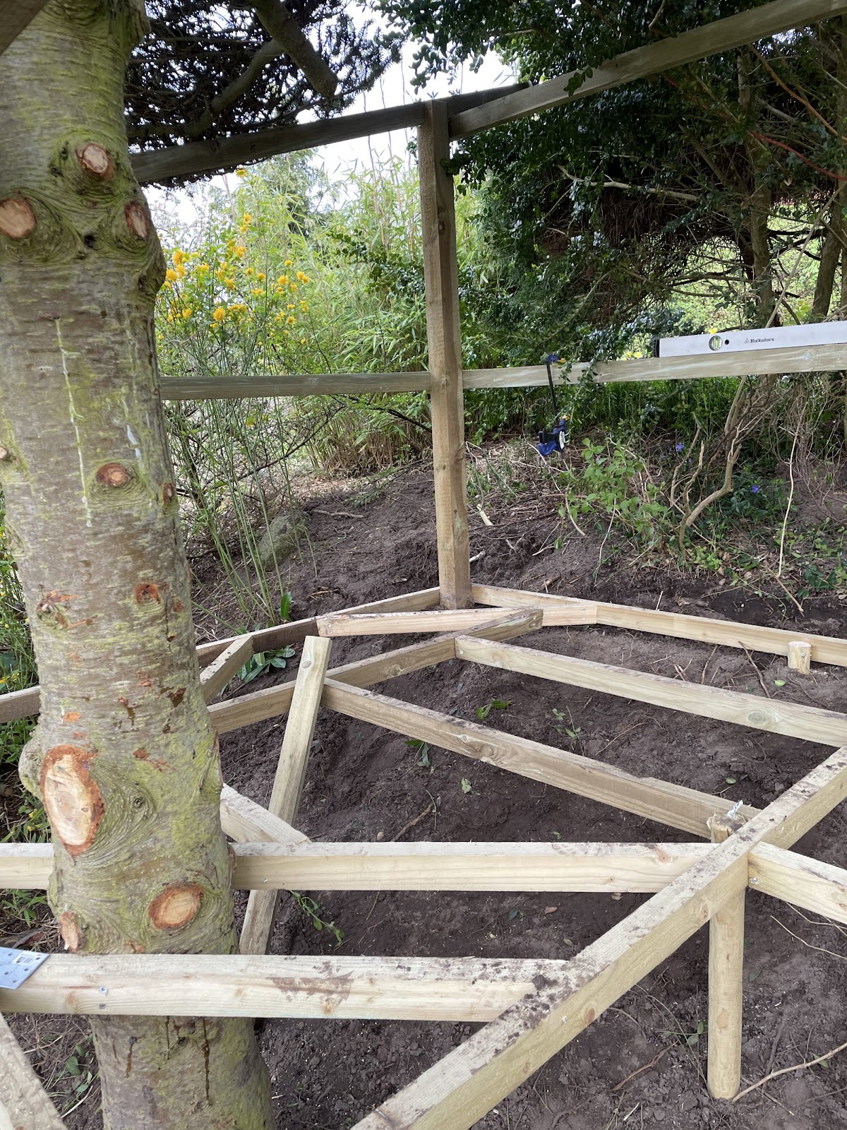 Victors træhule/shelter