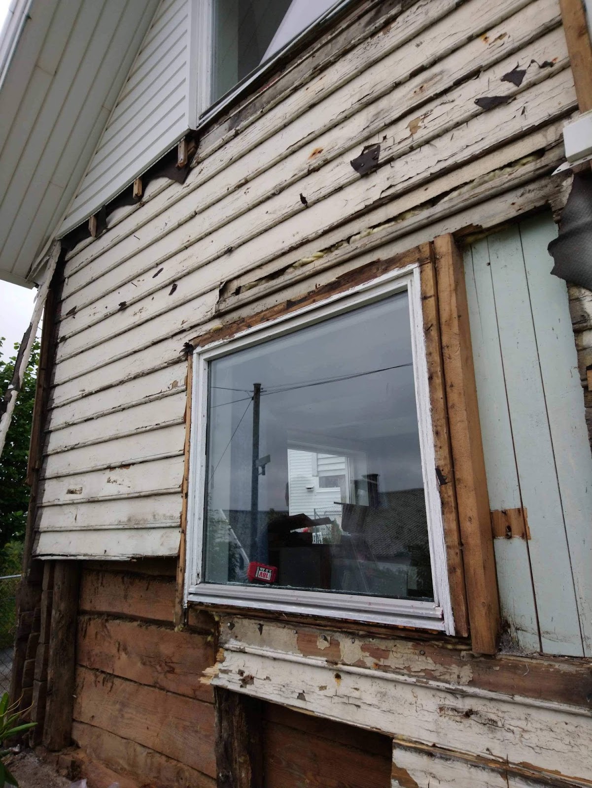 Uudelleeneristys, seinien ja ikkunoiden vaihto