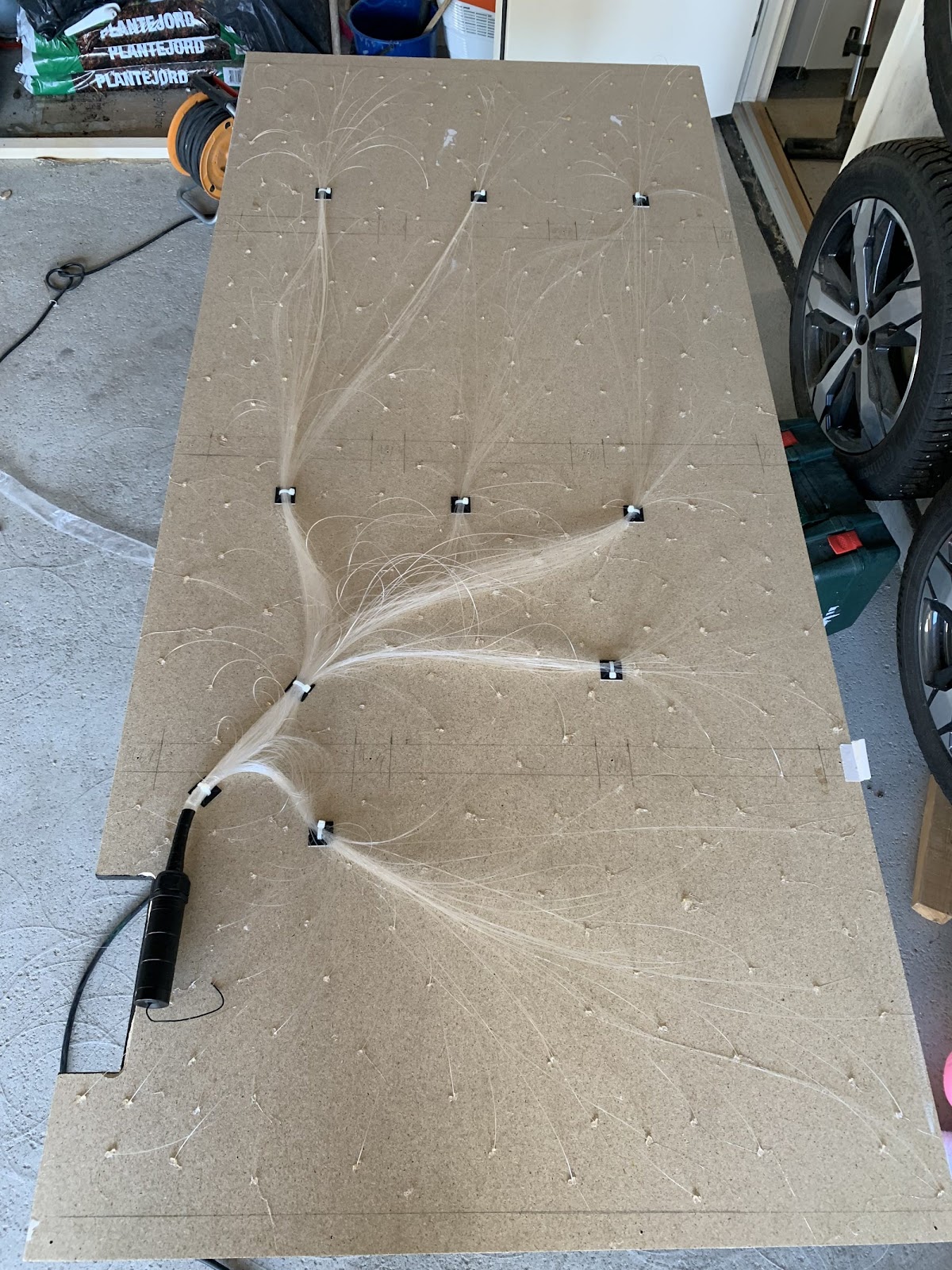 Mökin sänky tähtitaivaalla