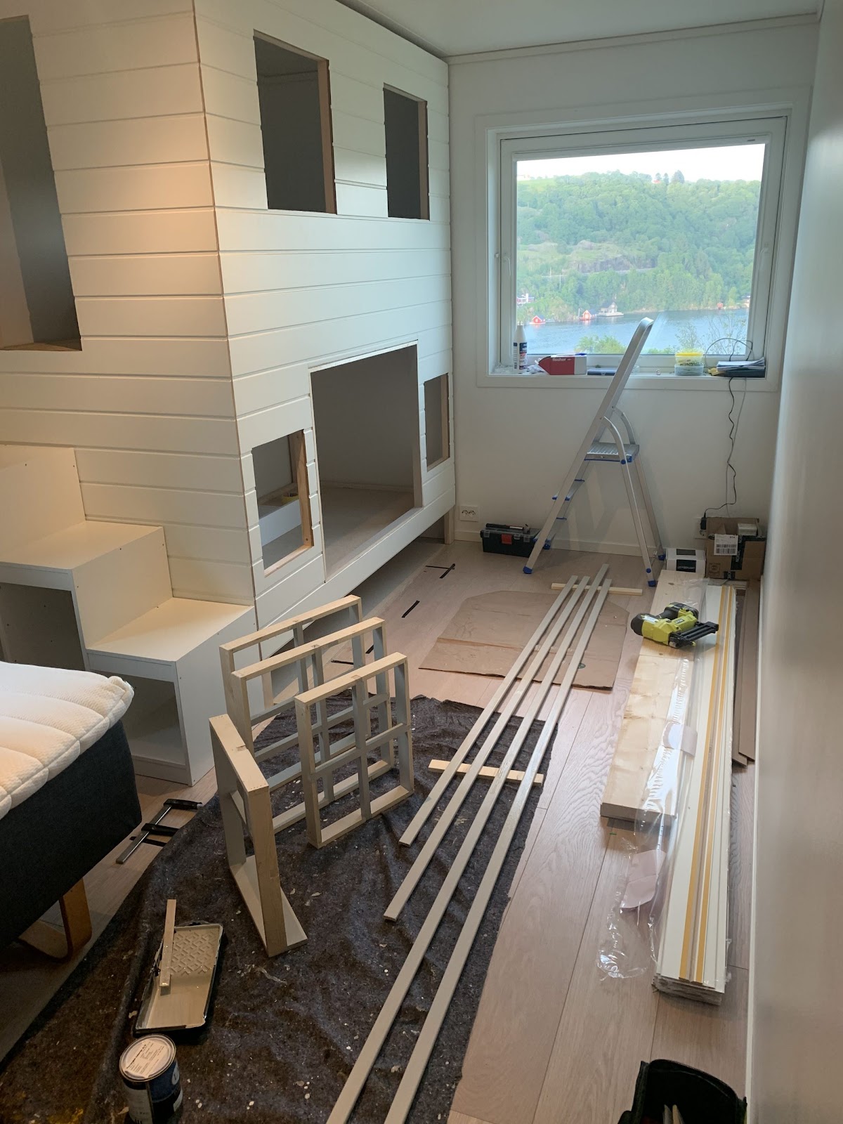 Mökin sänky tähtitaivaalla