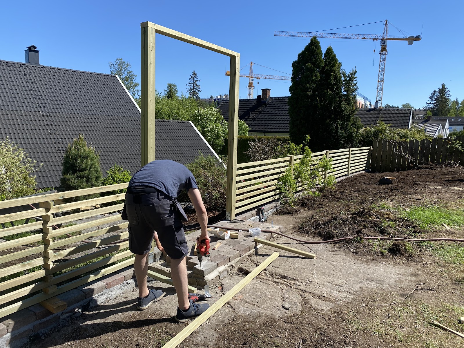 Pergola köynnöskasveille