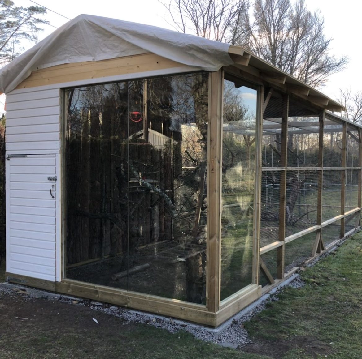 Lintutarha trooppisille linnuille