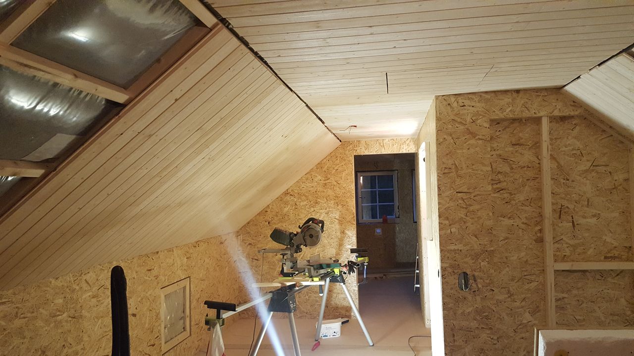 Uuden talon yläkerta