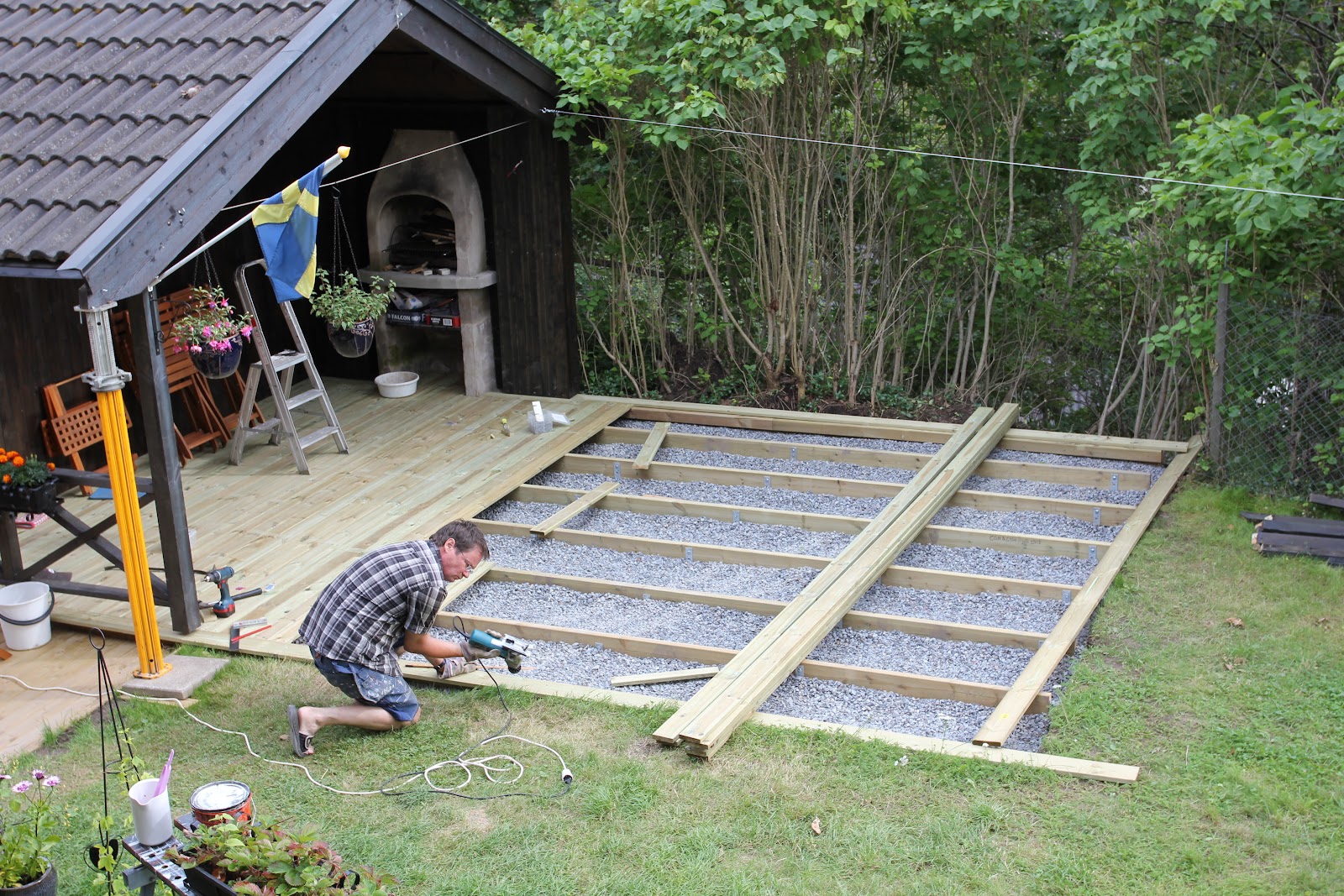 Parveke ympäristöineen