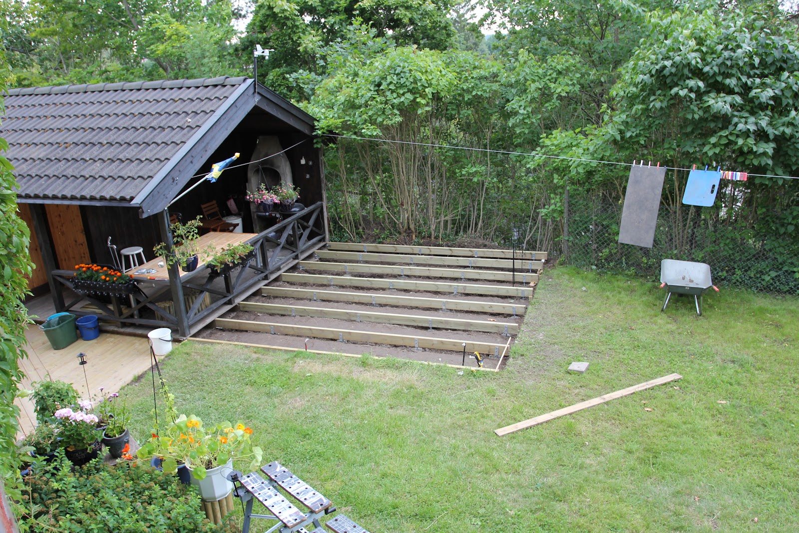 Parveke ympäristöineen