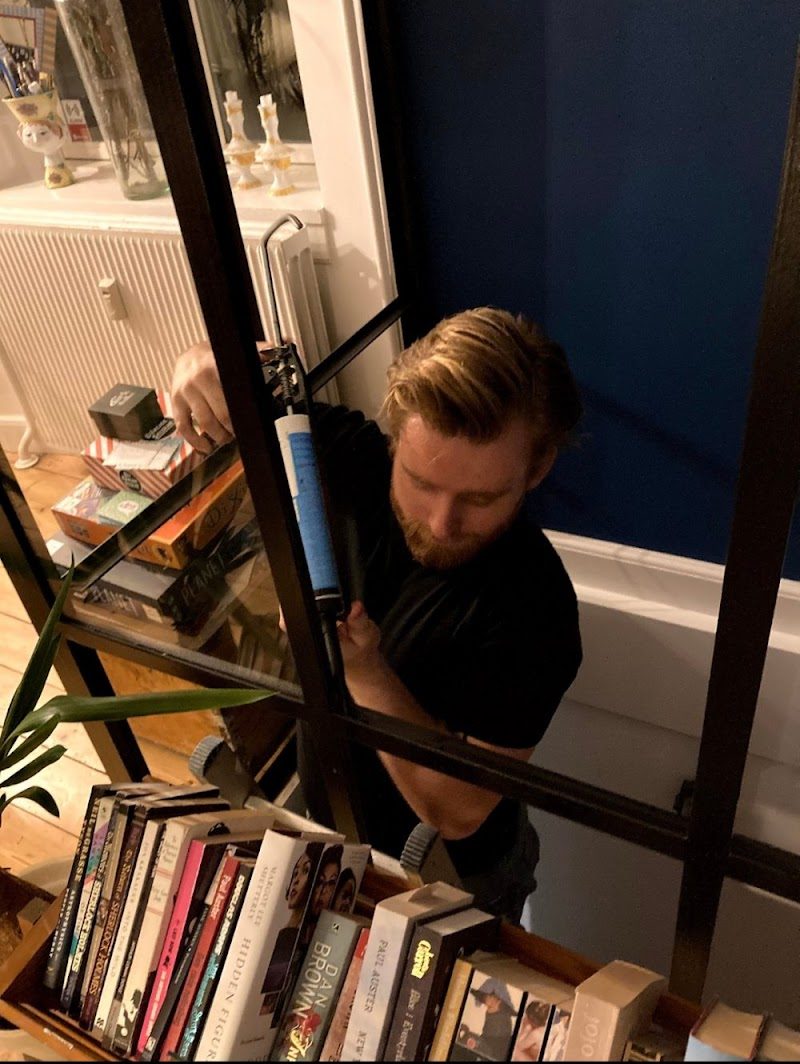 New York -lasiseinä