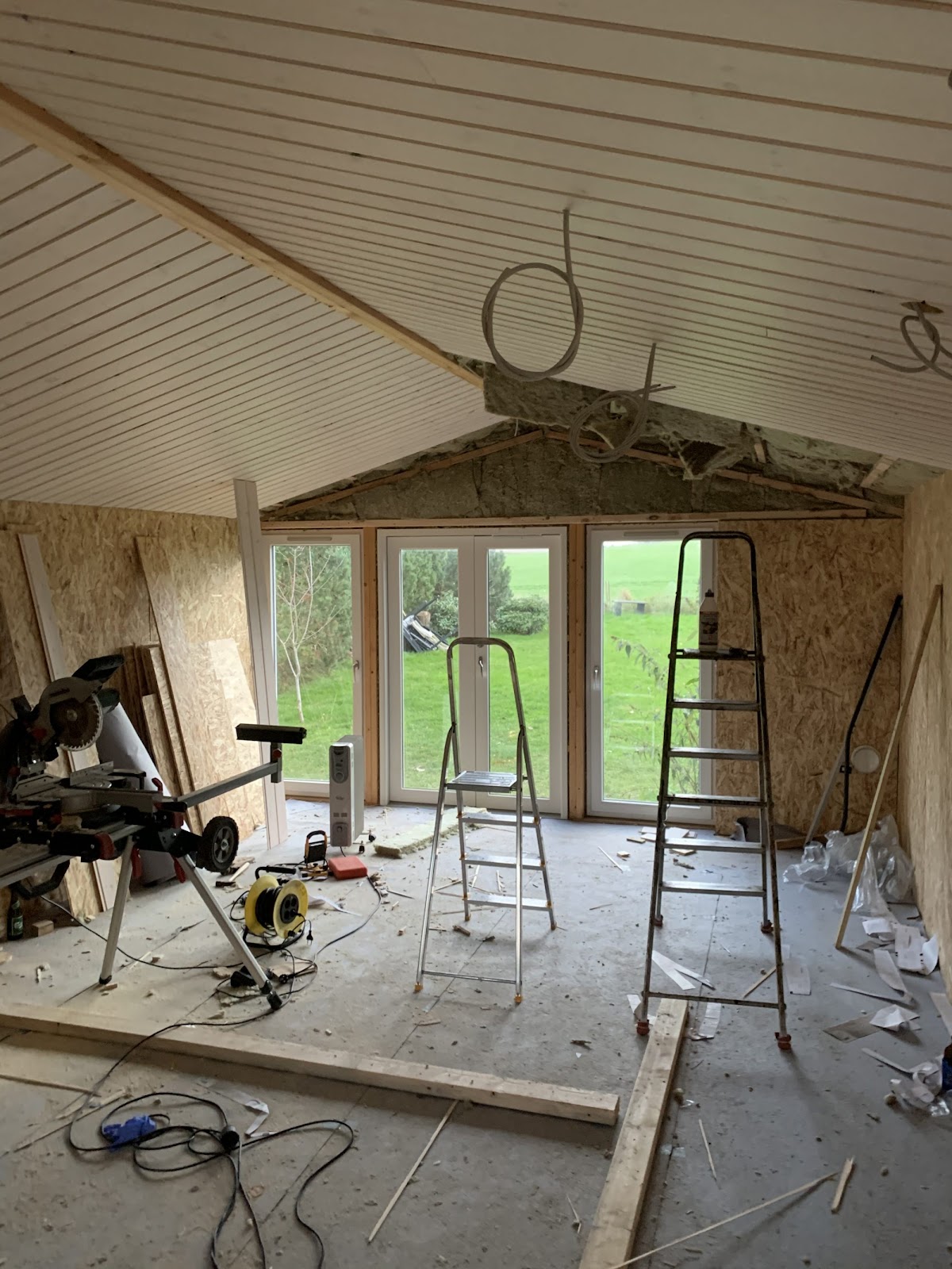 Kesämökin 32 m2 laajennus