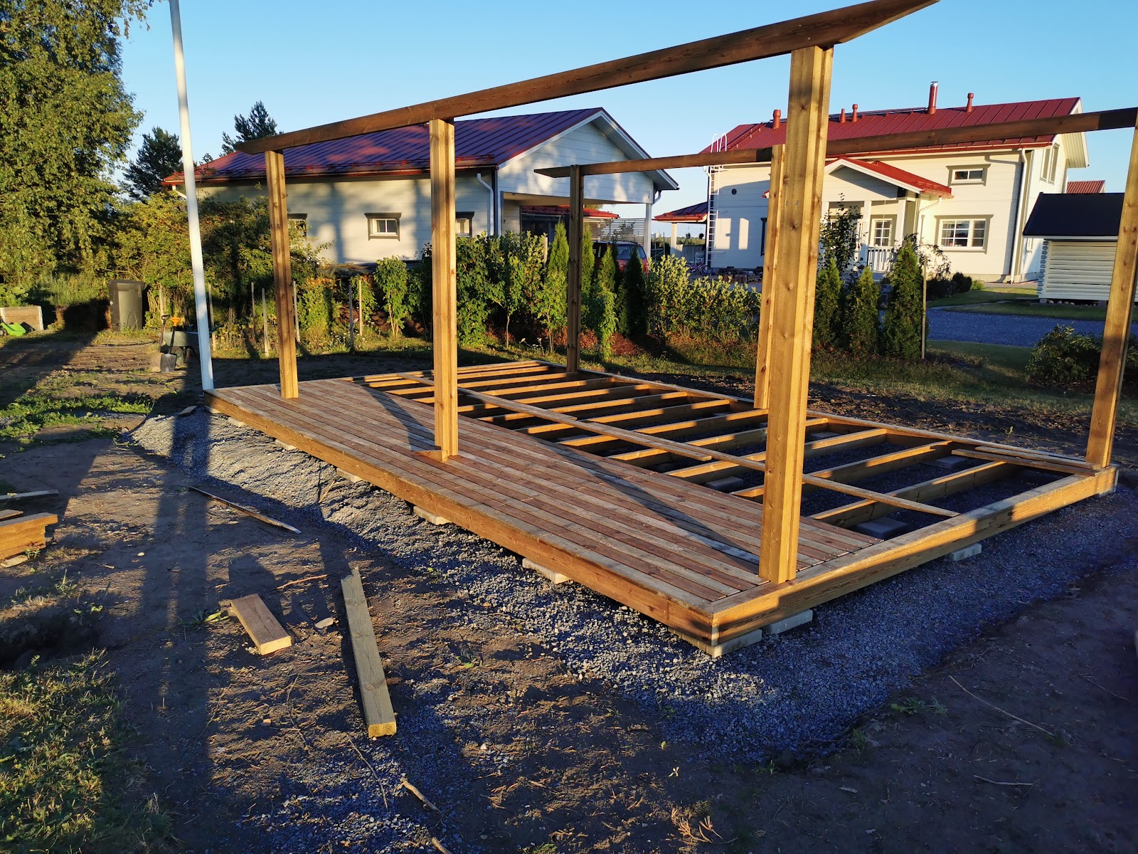 Pergola tyhjästä