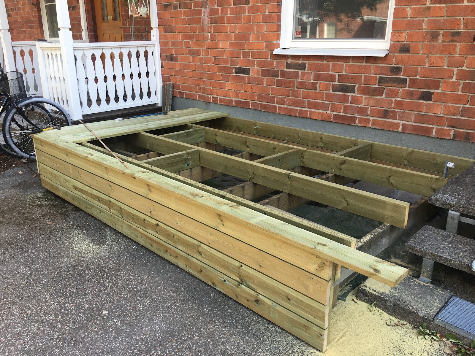 Parvekerakennus + portaat 2018