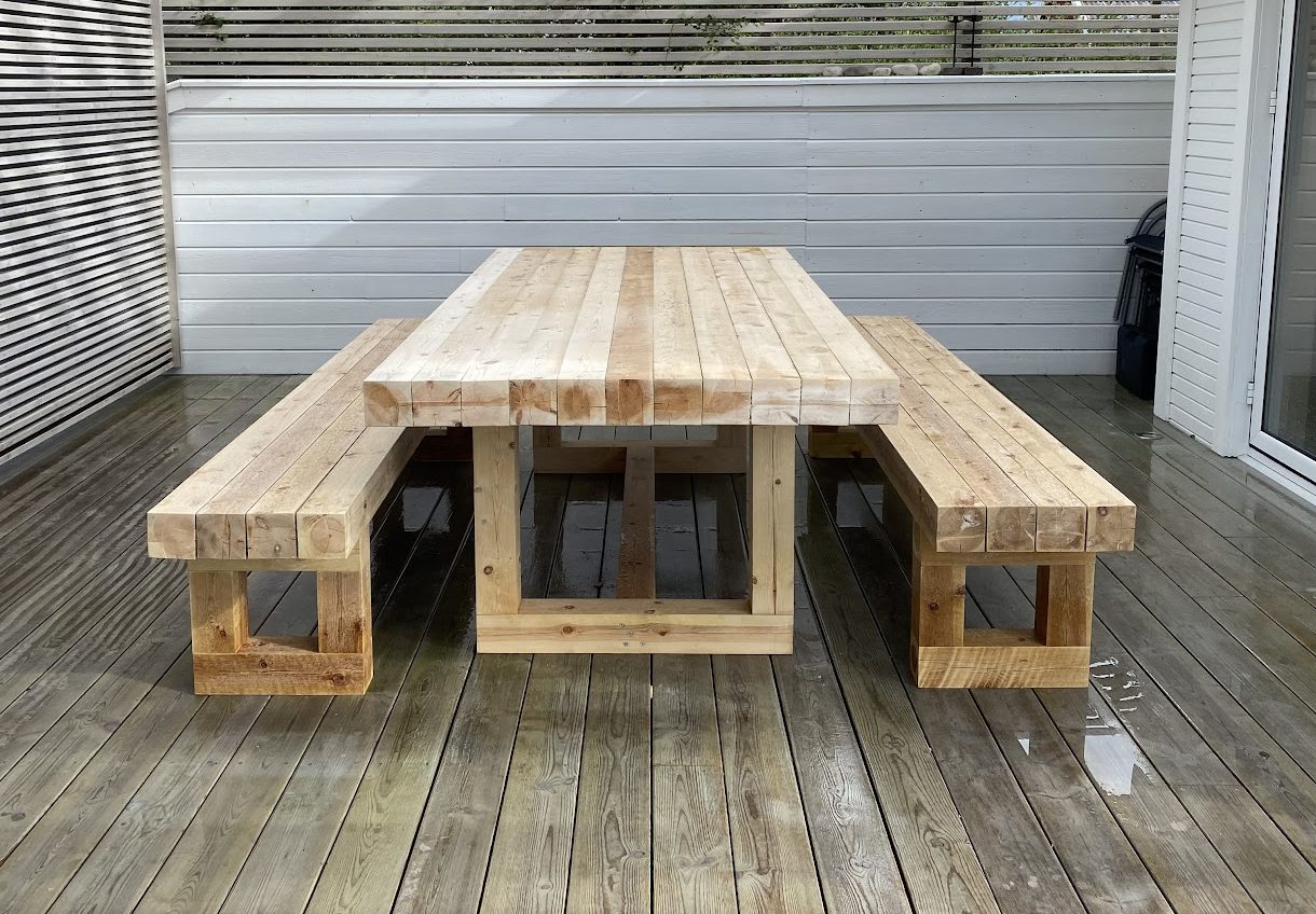 Näyttävät pihakalusteet