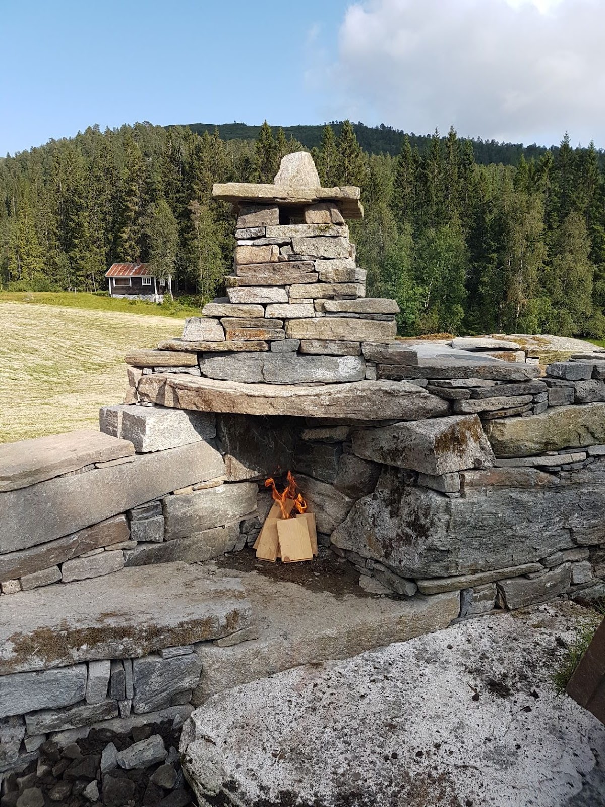 Grue/peis og grill på sætra