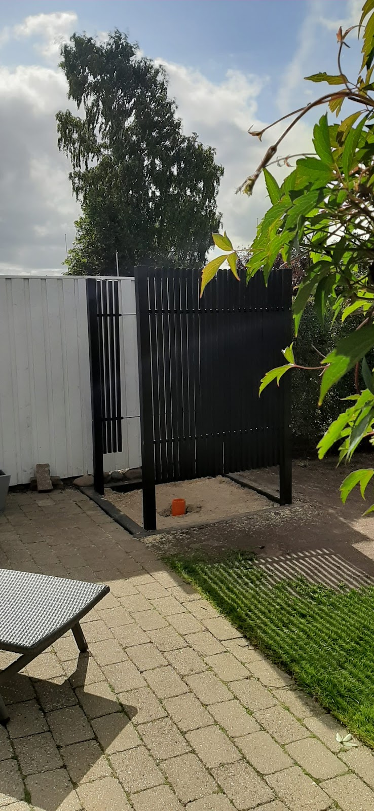 Utendørs dusjkabinett