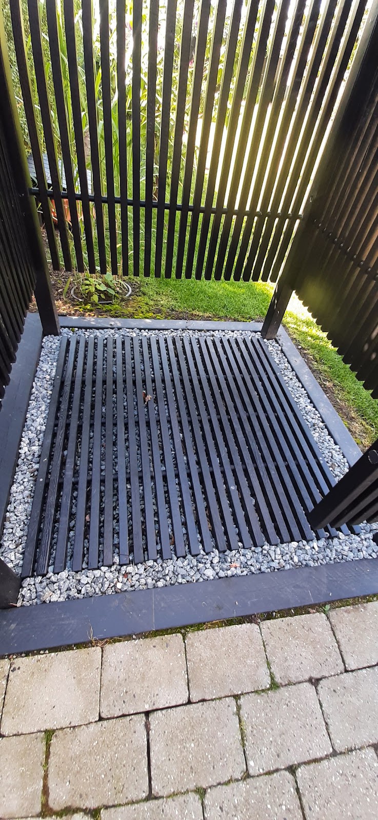 Utendørs dusjkabinett