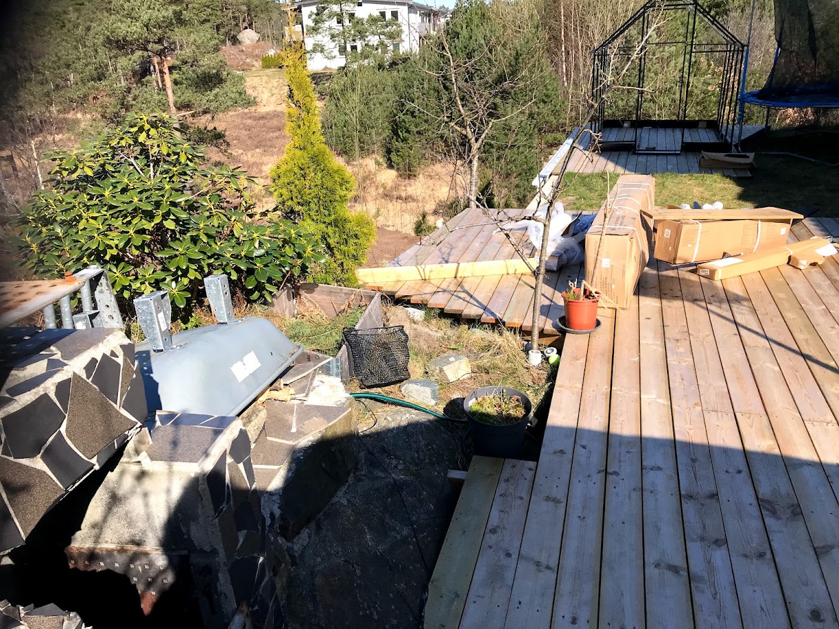 Etablering av uteplass