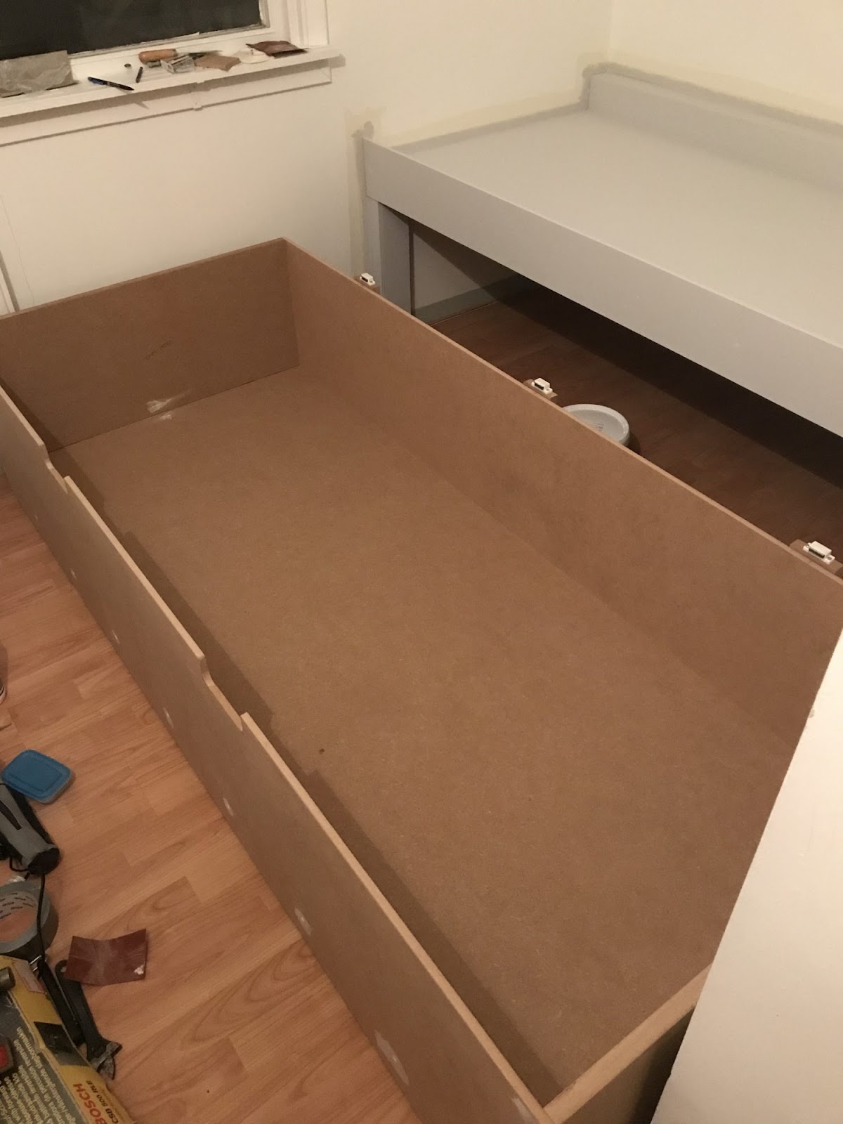 Kompakt køyeseng/sofa