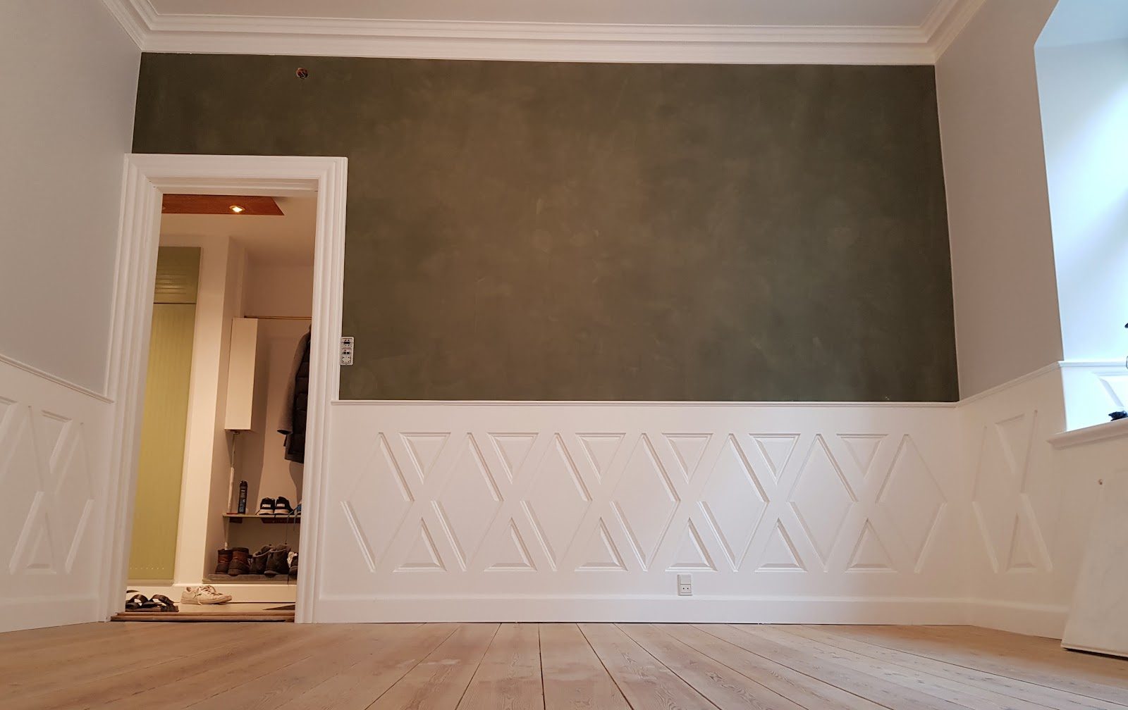 Brystpanel med mønster