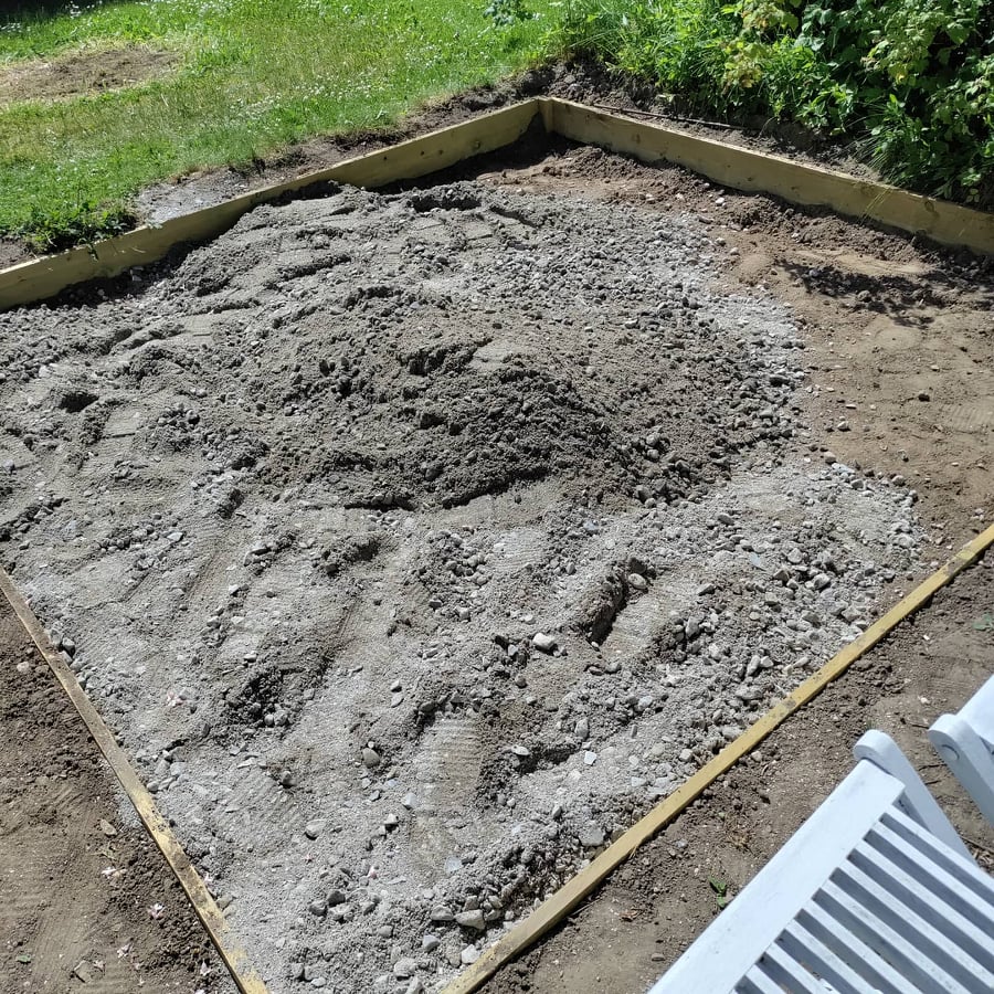 Utendørs treningsplattform, 3 x 3 meter