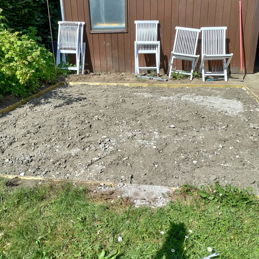 Utendørs treningsplattform, 3 x 3 meter