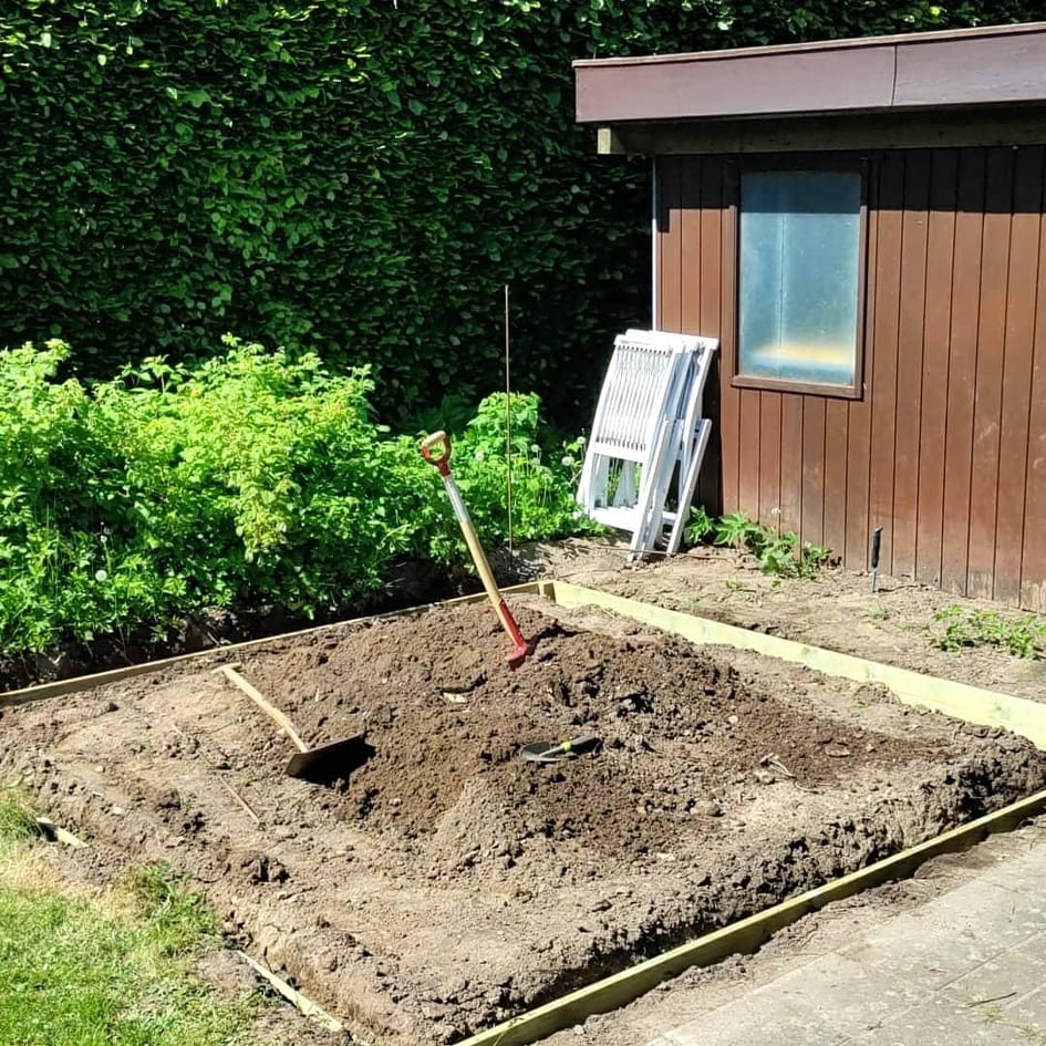 Utendørs treningsplattform, 3 x 3 meter