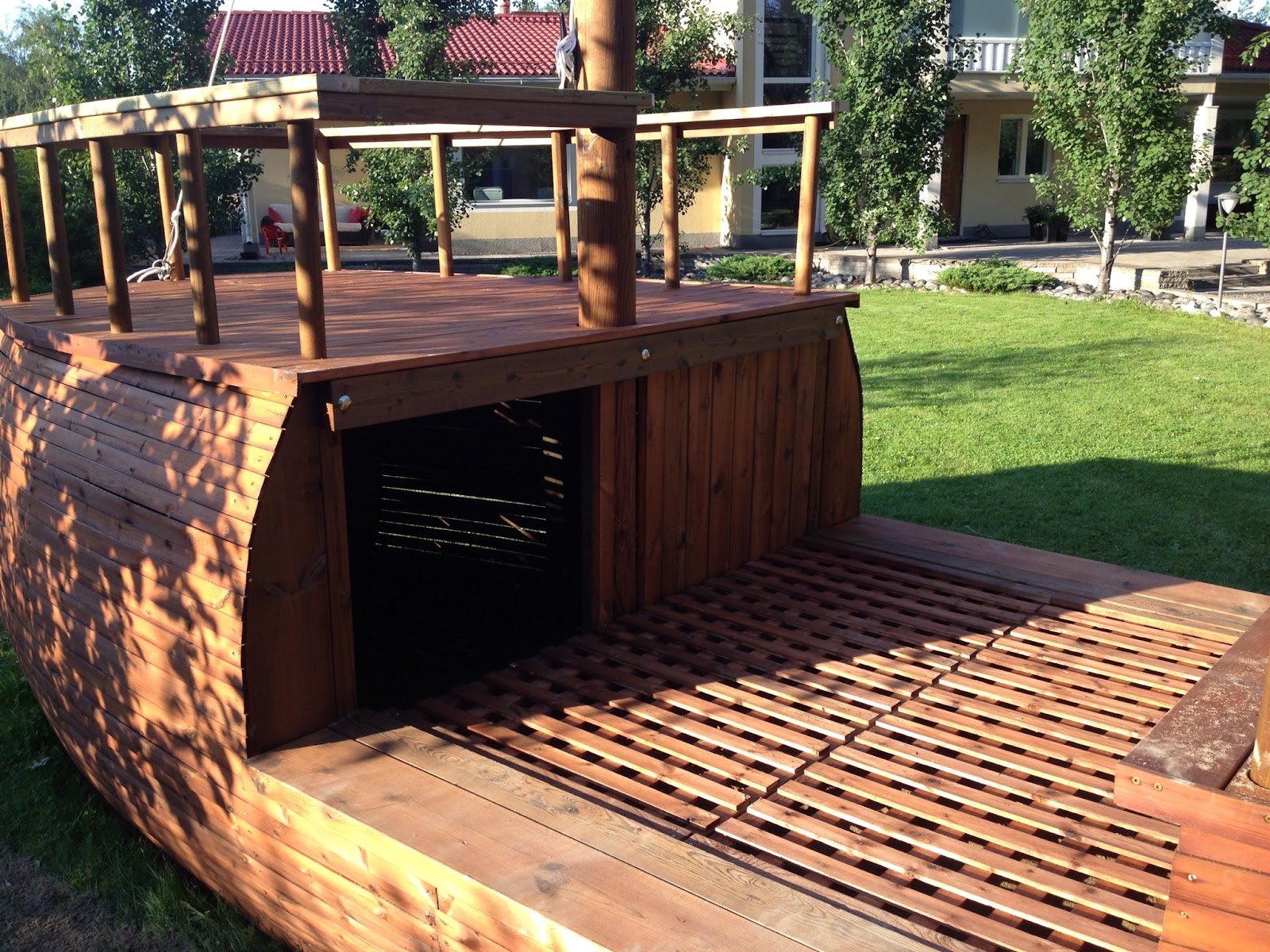 Lekeplass på sjørøverskipet