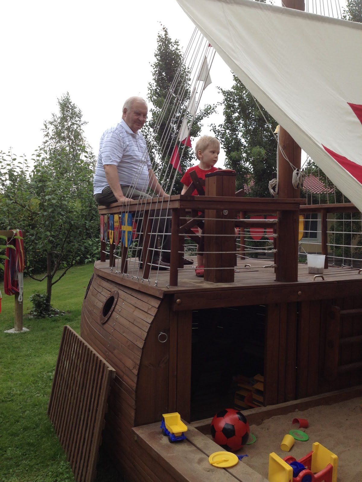 Lekeplass på sjørøverskipet