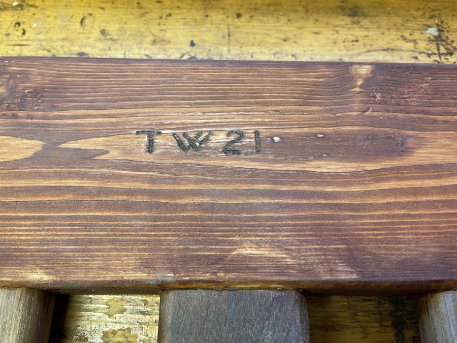 Engelsk parkbenk i teak