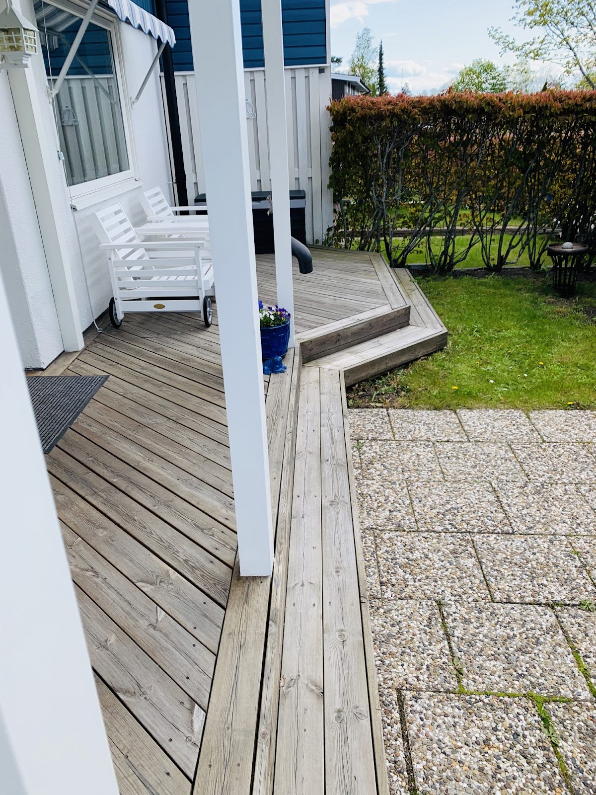 Oppgradert terrasse
