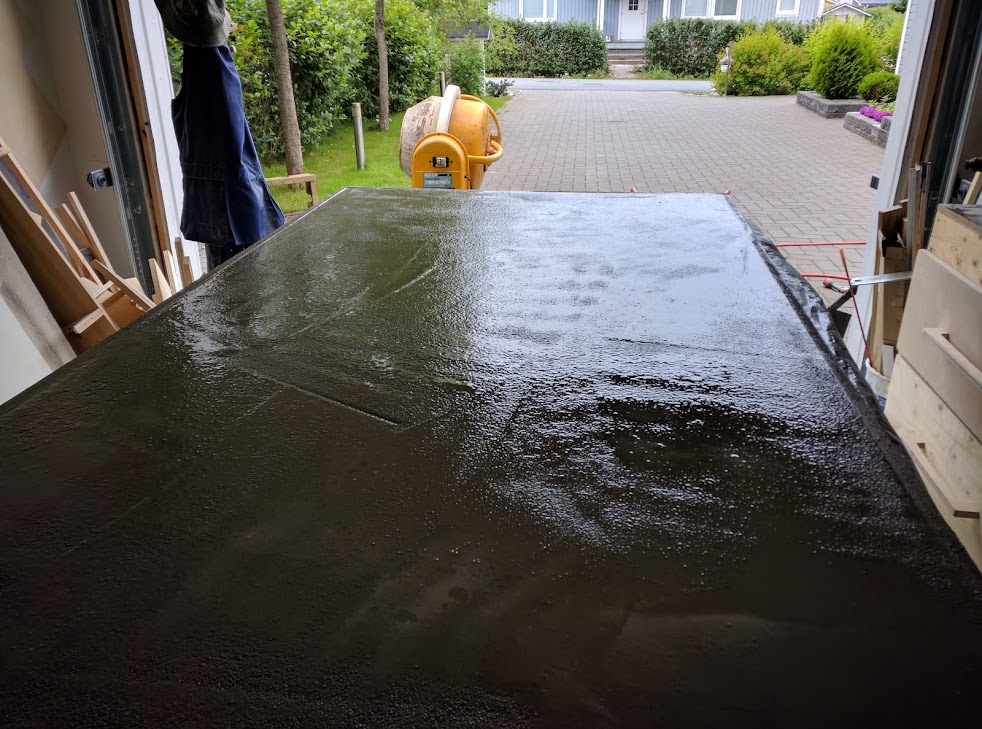 Betongbord til spisestue