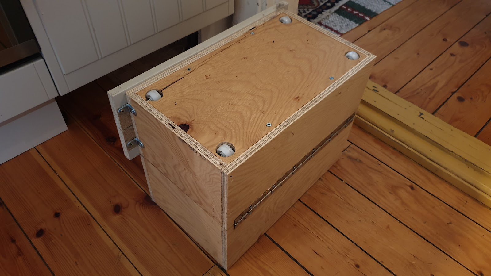 Skjult trinnstige til kjøkken