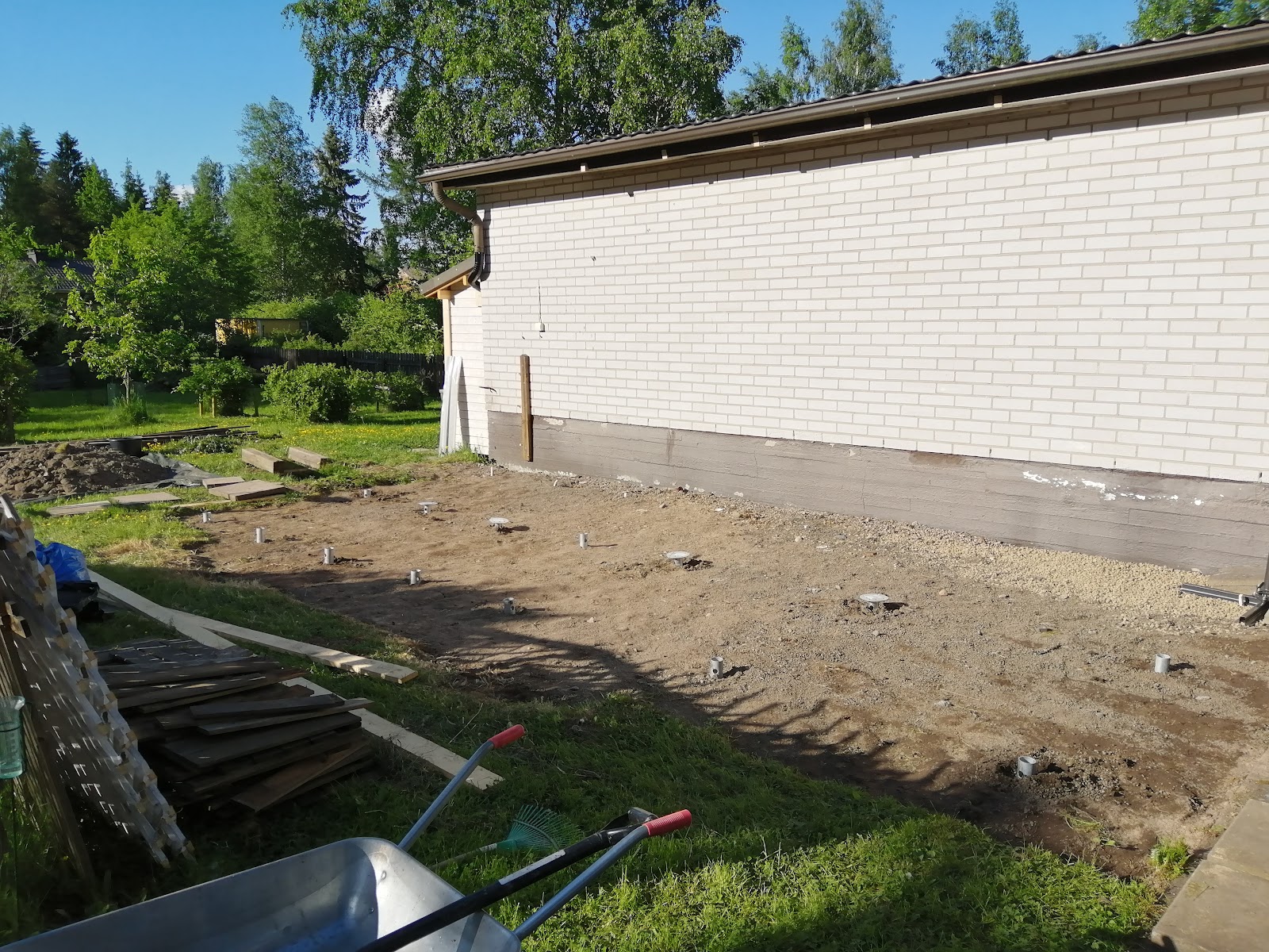 Terrasse med solid tak