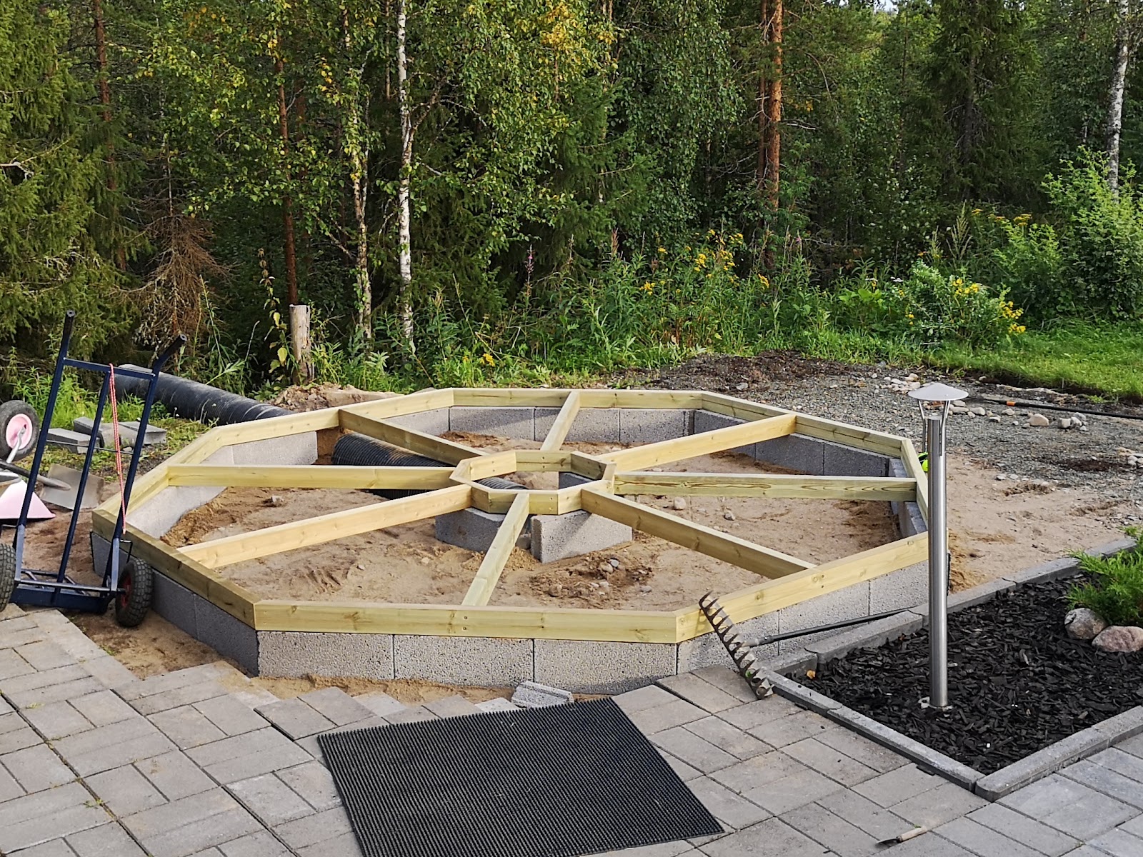 Vakker kuppel med utsikt mot nordlyset