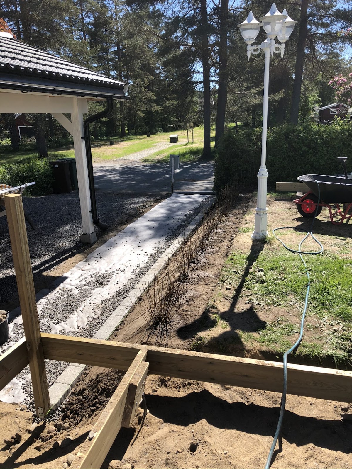 Carport + Nytt inngangsparti + Terrasse