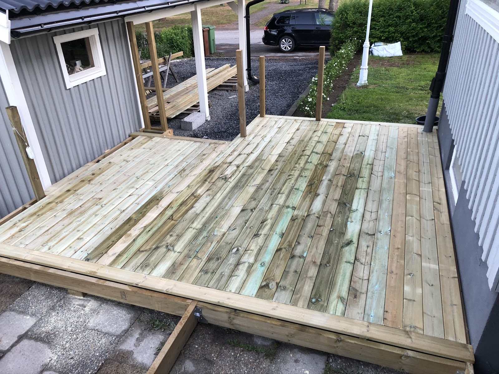 Carport + Nytt inngangsparti + Terrasse