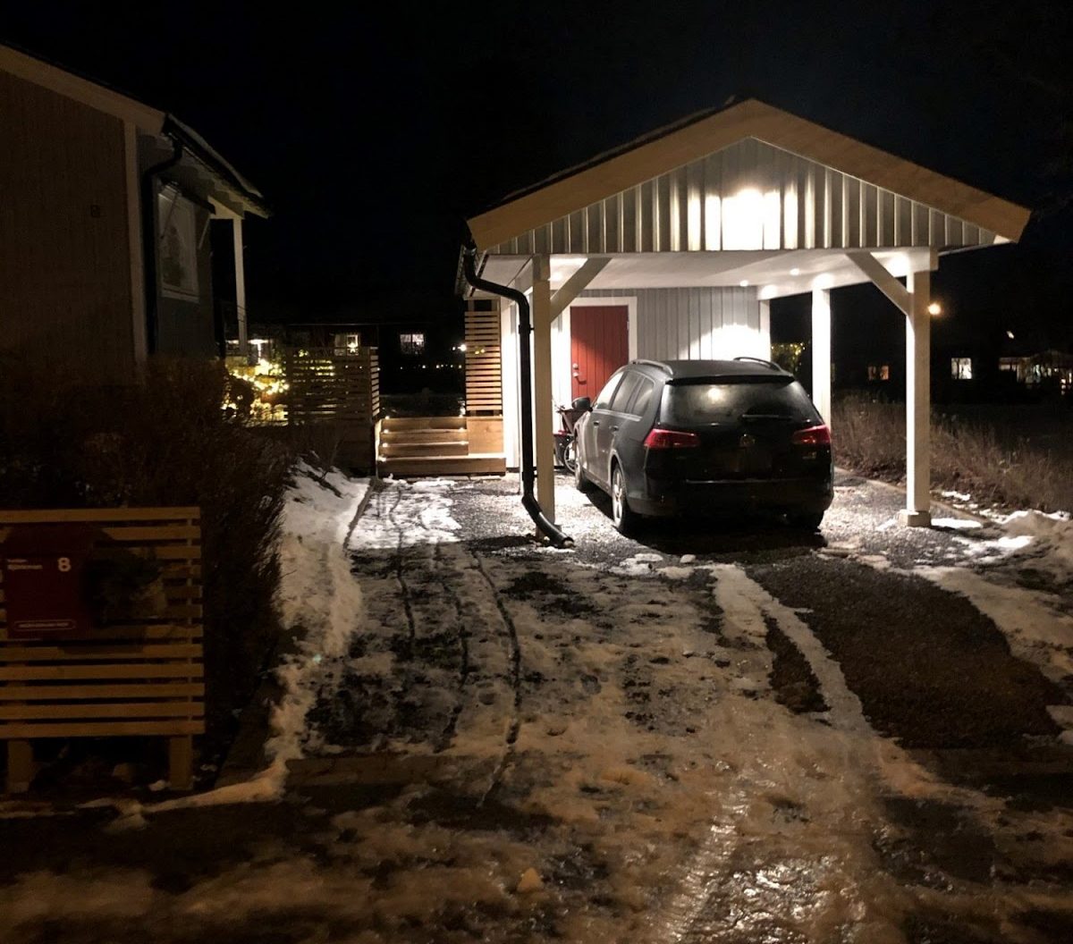 Carport + Nytt inngangsparti + Terrasse