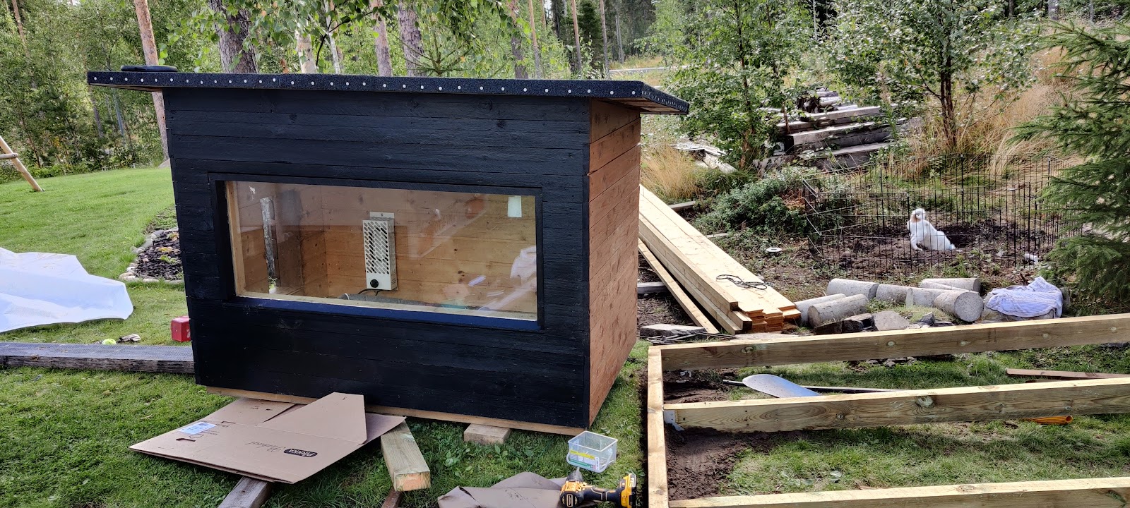 Inngjerdet hundegård