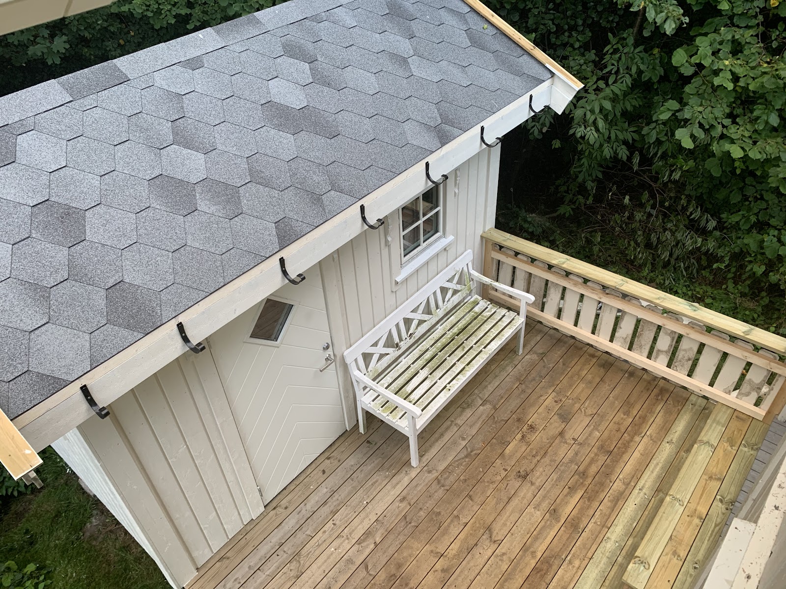 Bygge utebod på hytta