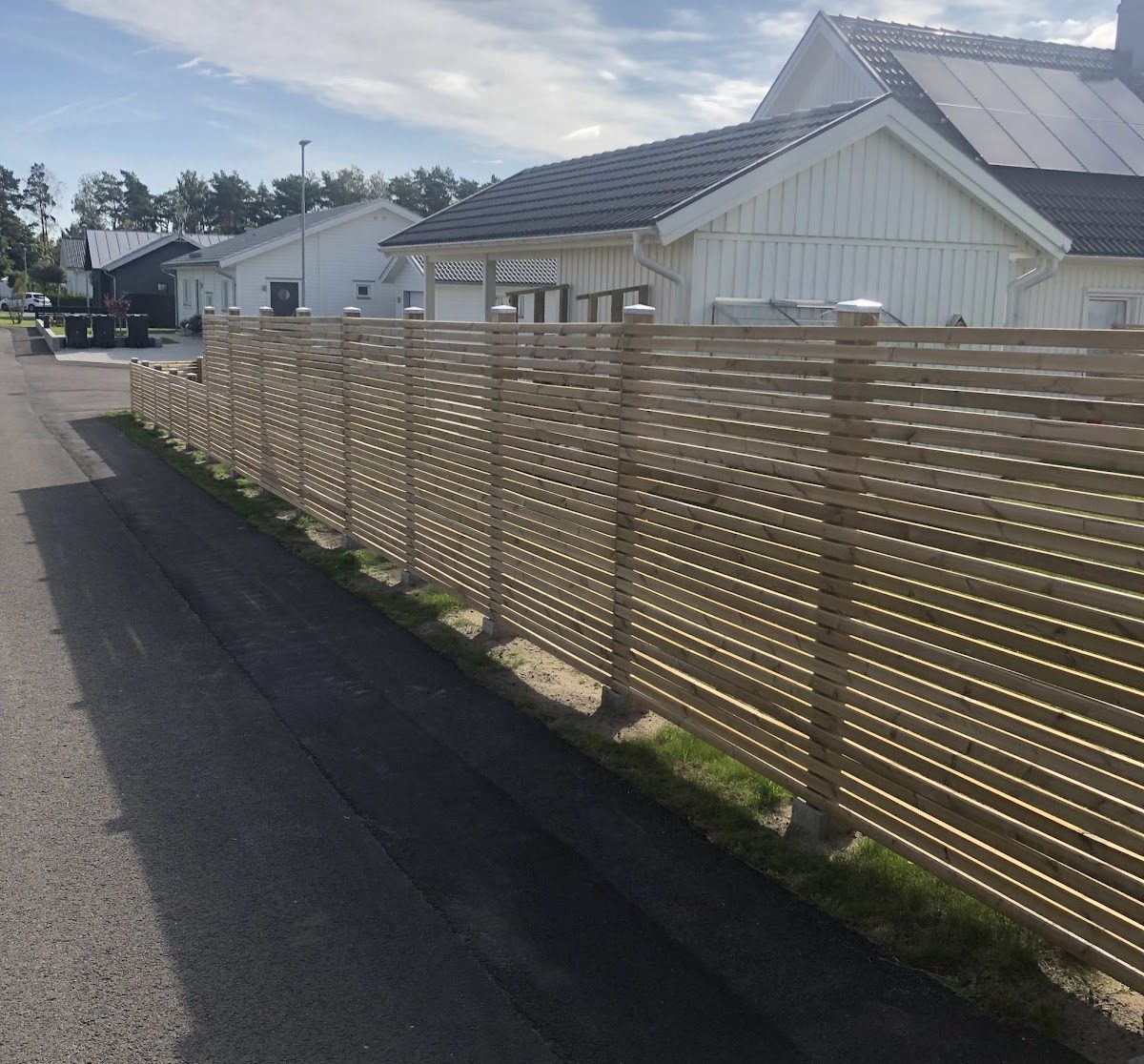 Gjerde ved tomtegrense