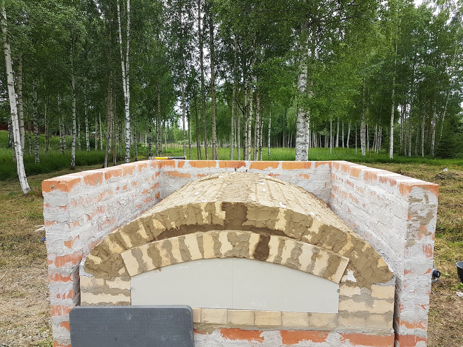 Bakeri med vedfyrt ovn