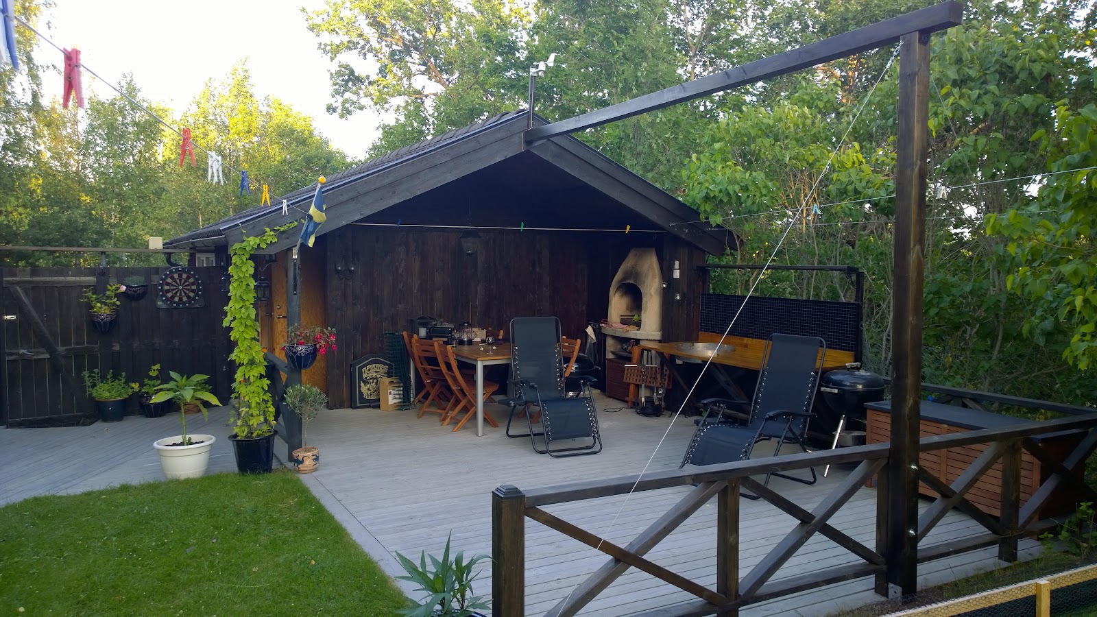 Balkong mot omgivelsene