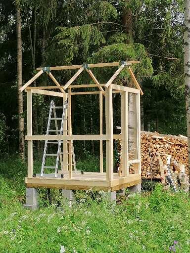 Utedo med nydelig utsikt