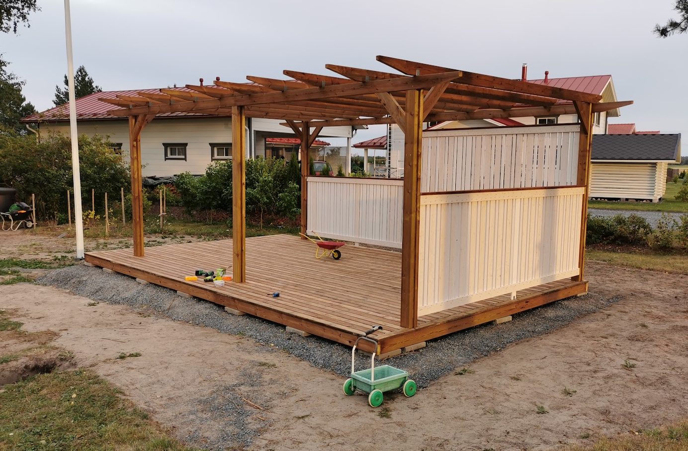 Frittstående pergola