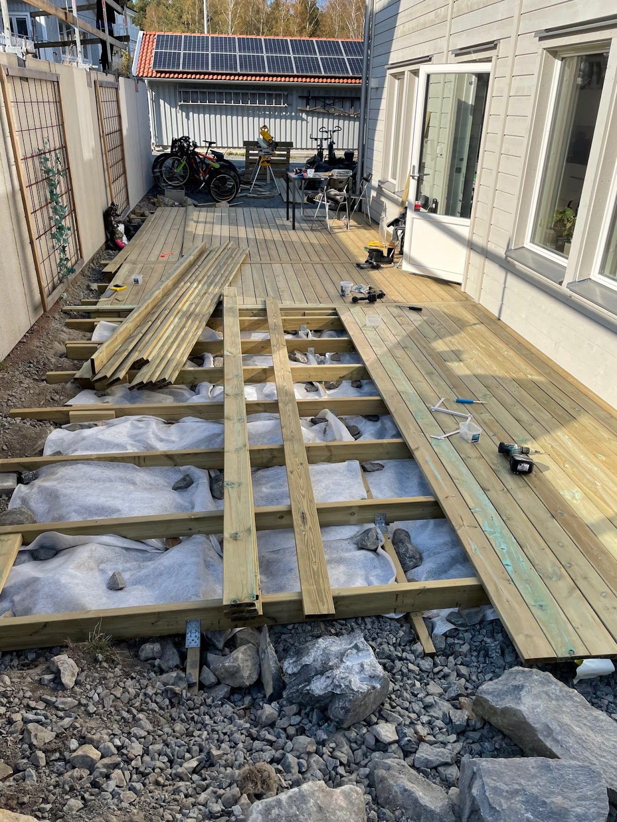 Terrasse og utekjøkken