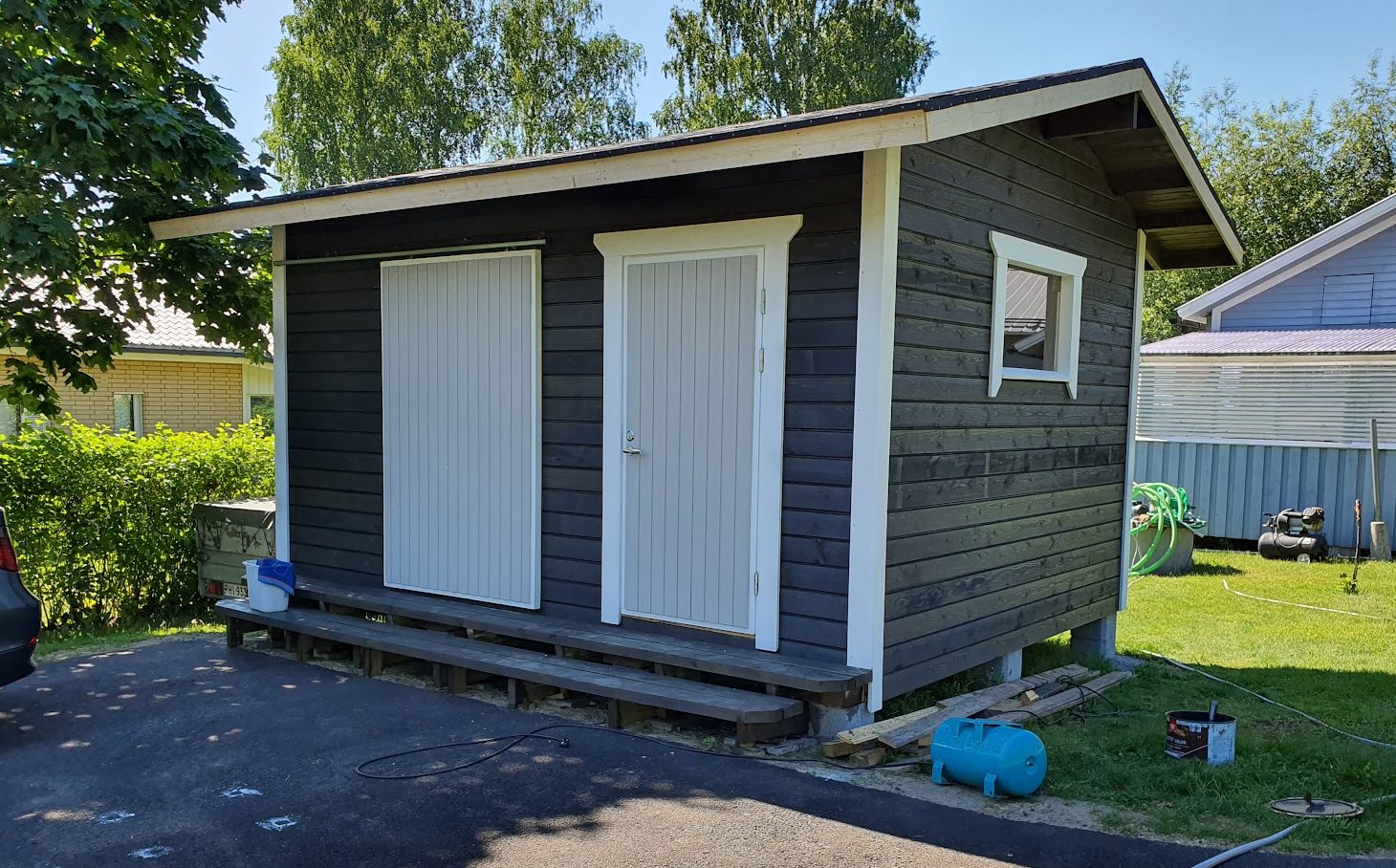 Utebod på punktfundament