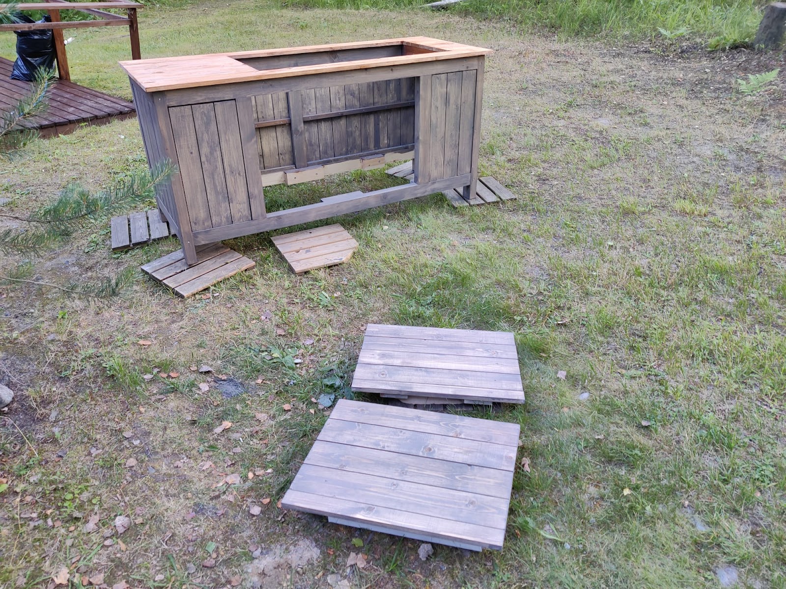 Utekjøkken på terrassen