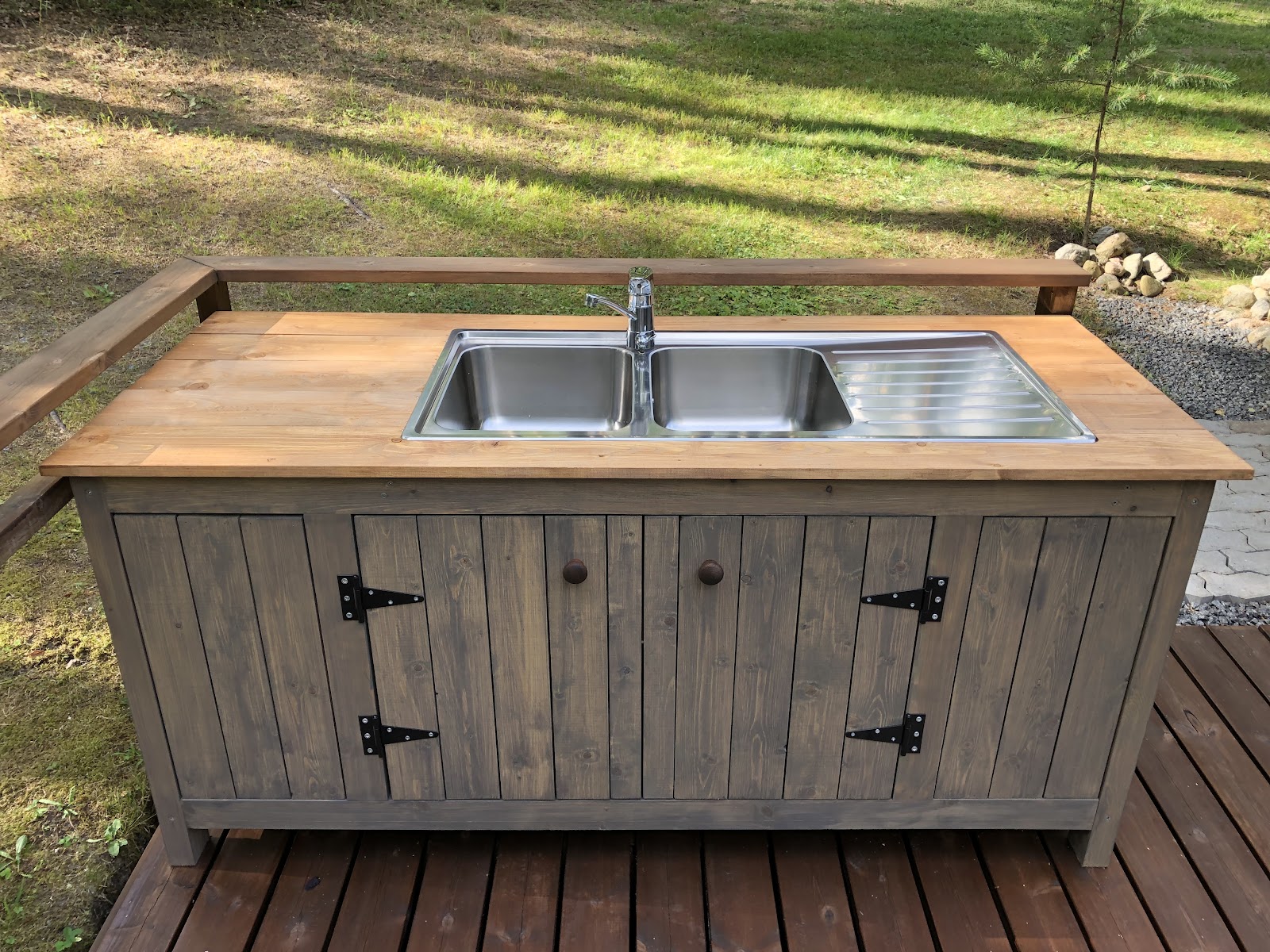 Utekjøkken på terrassen