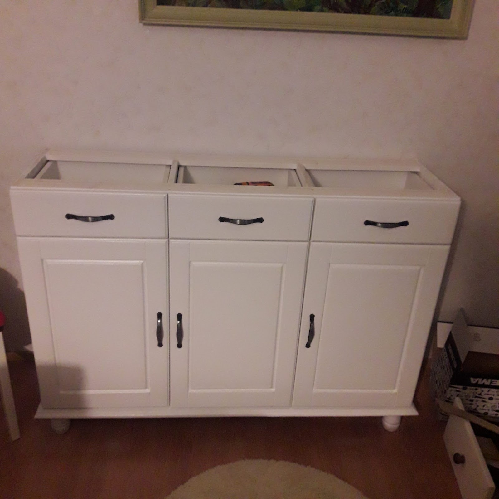 Hjemmelaget vitrineskap