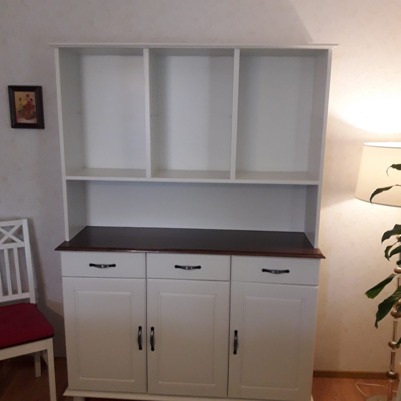 Hjemmelaget vitrineskap