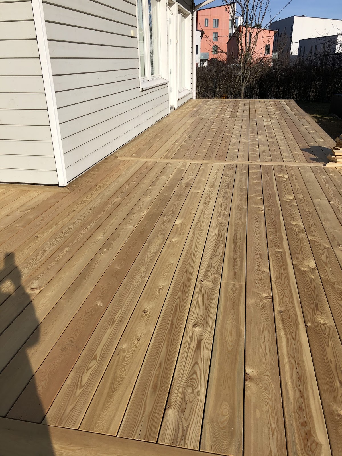 Ny terrasse med vinterhage